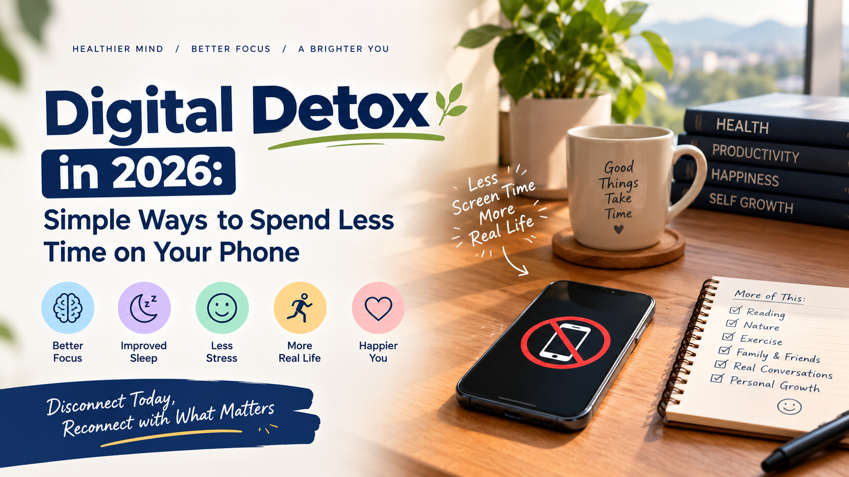 Digital Detox in 2026: 10 Simple Ways to Reduce Screen Time